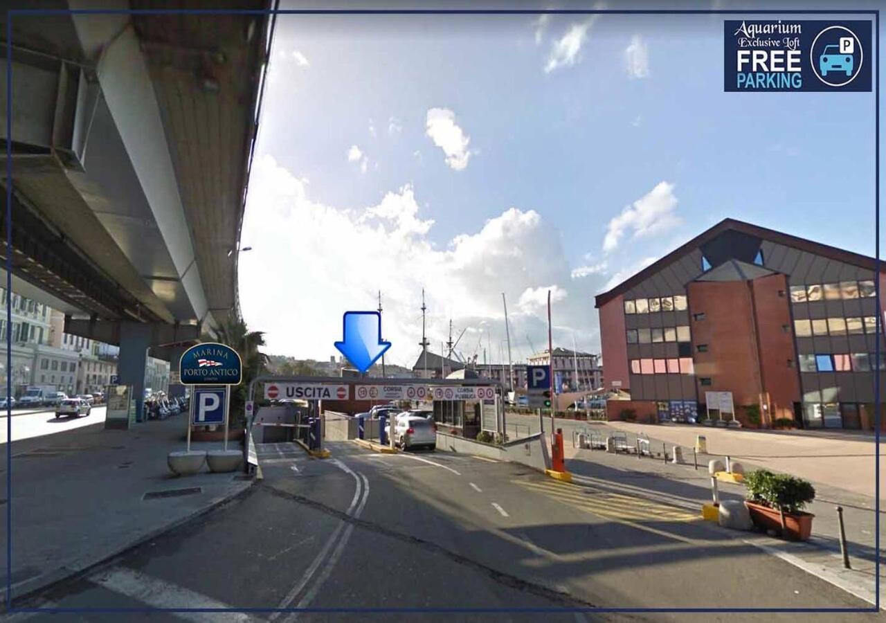 Aquarium Exclusive Loft - Private Parking Leilighet Genova Eksteriør bilde
